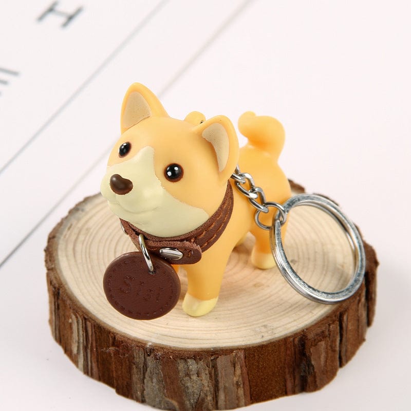 Dog Keychain 4 Types, Black and White Bull Terriers and Mutt Doggy*、mySite、g9winljtr