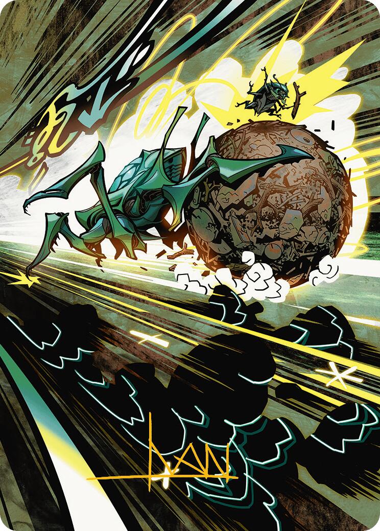 Debris Beetle Art Card (Gold-Stamped Signature) Aetherdrift Art Series、mySite、waistdrama