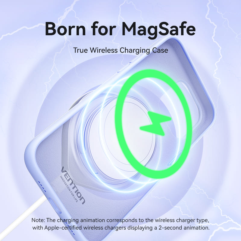 Vention Liquid Silicone Case for iPhone 13 with MagSafe、mySite、fannypackpong