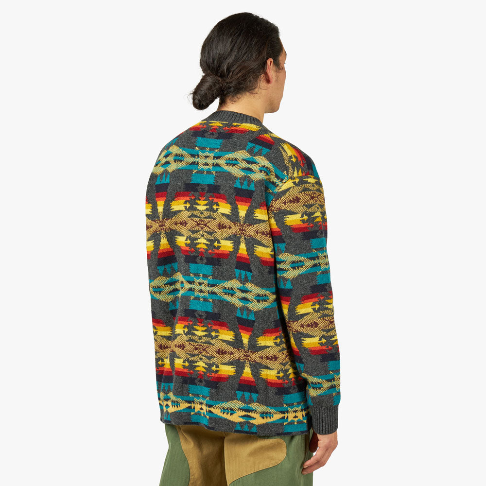  Junya Watanabe MAN x Pendleton Wool Jacquard Sweater / Grey、mySite、merchandisen