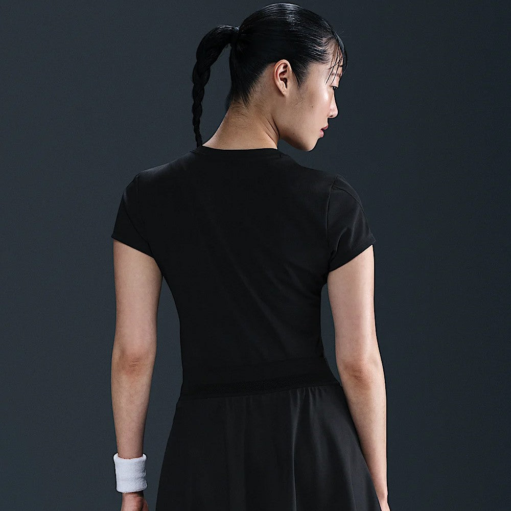 Nike Women's Advantage Short Sleeve - Black、mySite、neckold