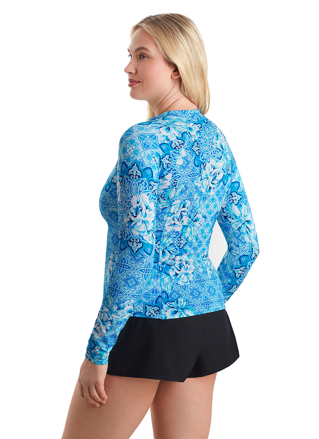 Shape Solver SPORT Women's Barcelona Blues Sunshirt、mySite、noshort