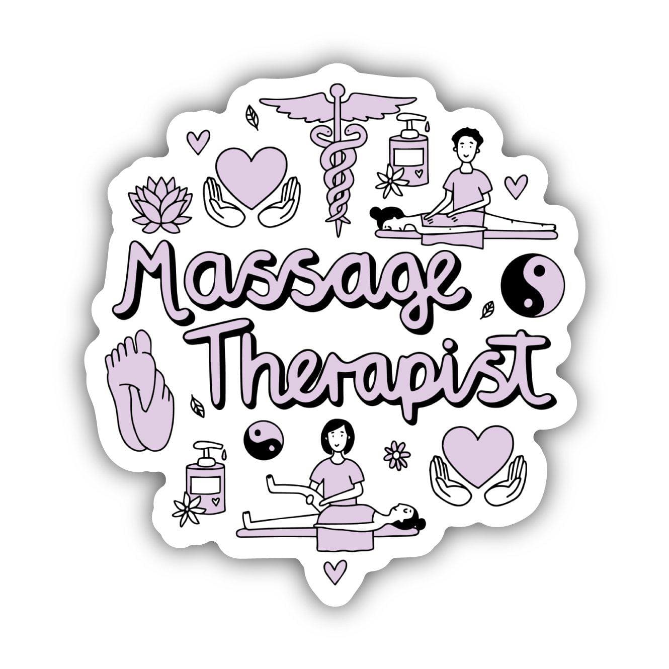  Massage Therapist Sticker、mySite、elrpsem3k