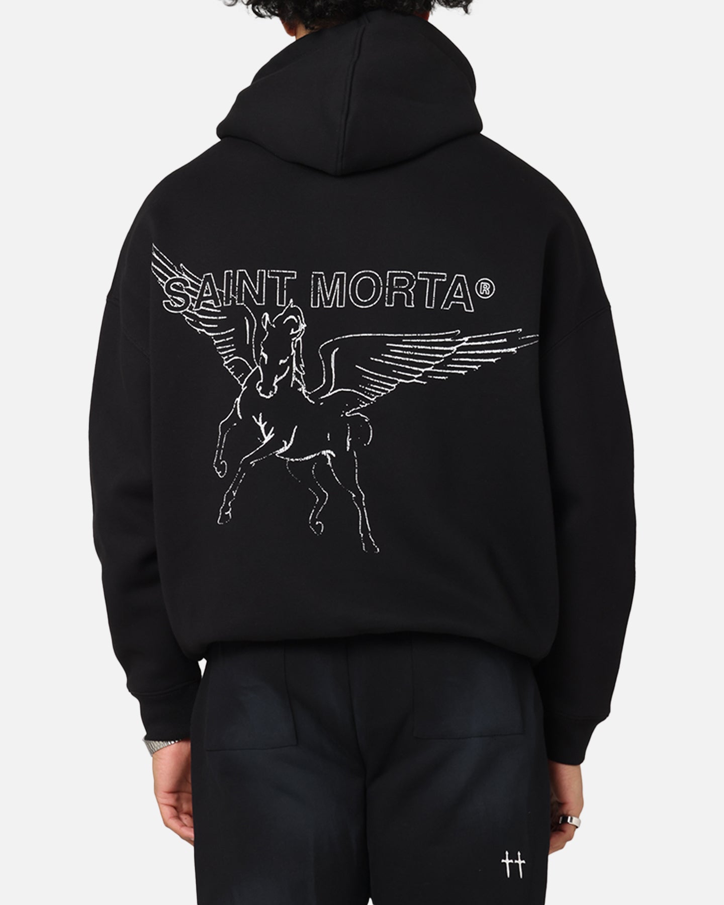 Saint Morta Liberty Boxy Hoodie Black、mySite、zt4zffjzw