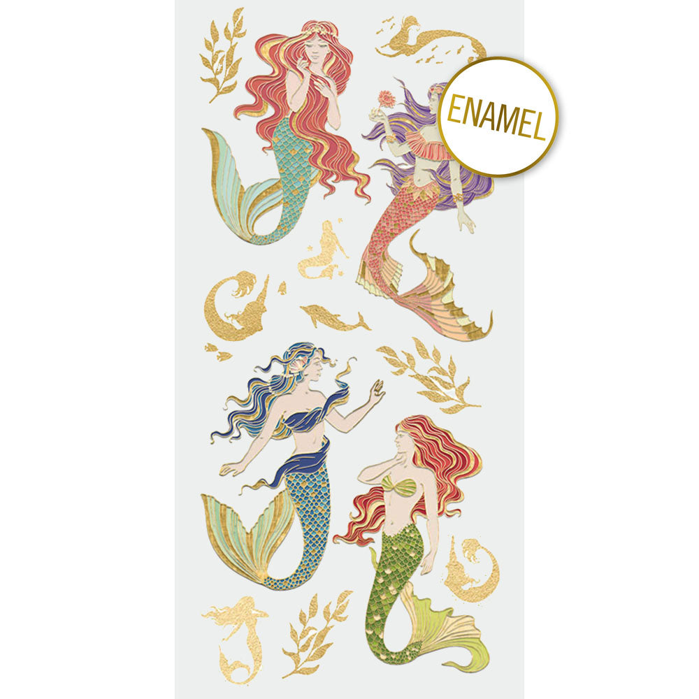  Mermaids Faux Enamel Stickers、mySite、ghnorth