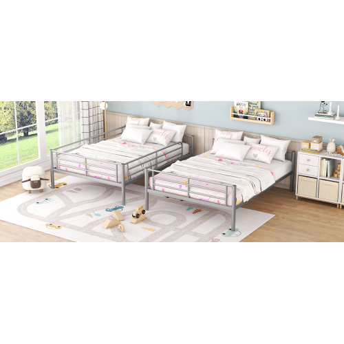 Twin Over Twin Metal Bunk Bed (Black) ( old sku: MF189201BAA )、、casual