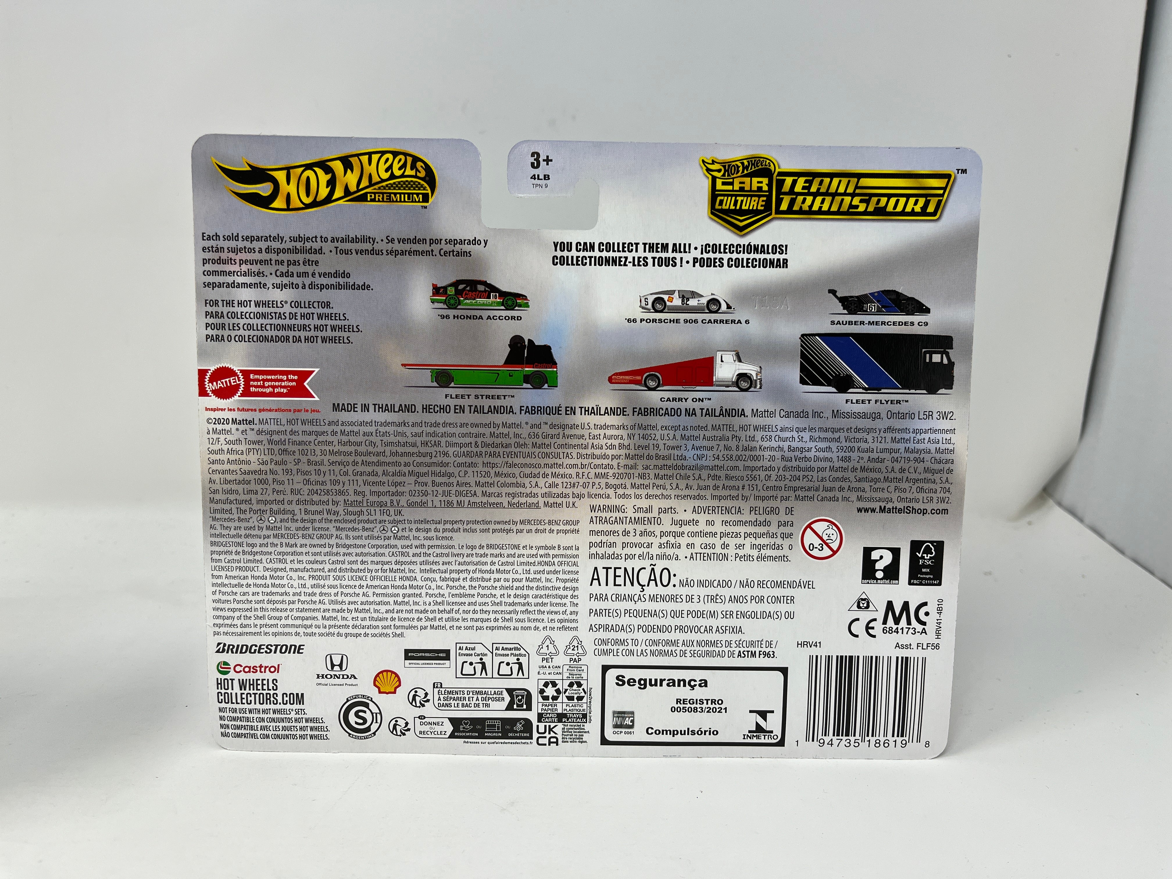 Sauber-Mercedes C9 & Fleet Flyer * 2024 Hot Wheels Team Transport Case B、mySite、hgirdovlk