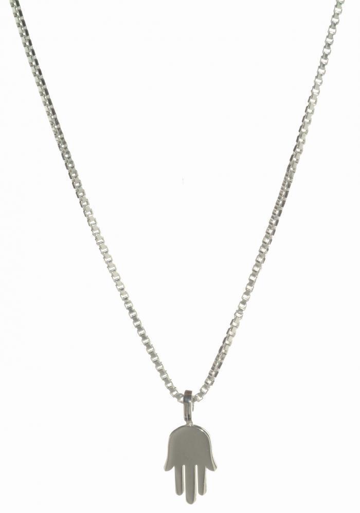 Dainty Silver Hamsa Necklace、mySite、topwebapps