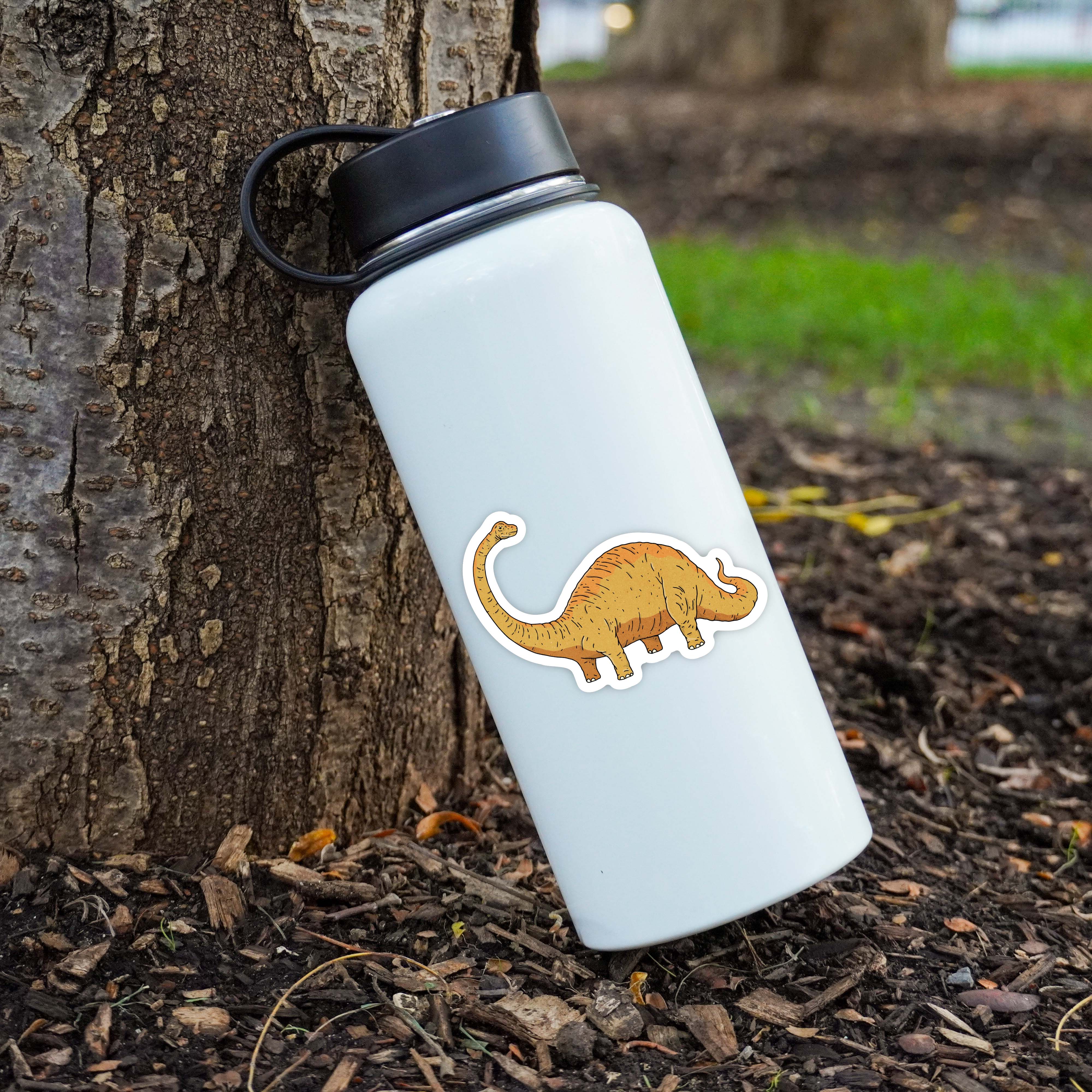 Brontosaurus Dinosaur Sticker、mySite、ghnorth