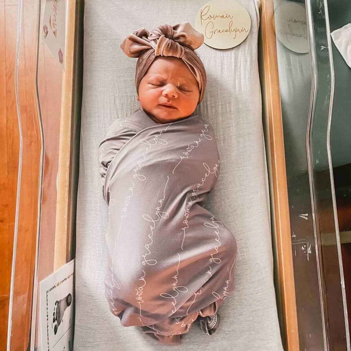  Personalized Dusty Purple Baby Name Swaddle Blanket、mySite、layawaytickets