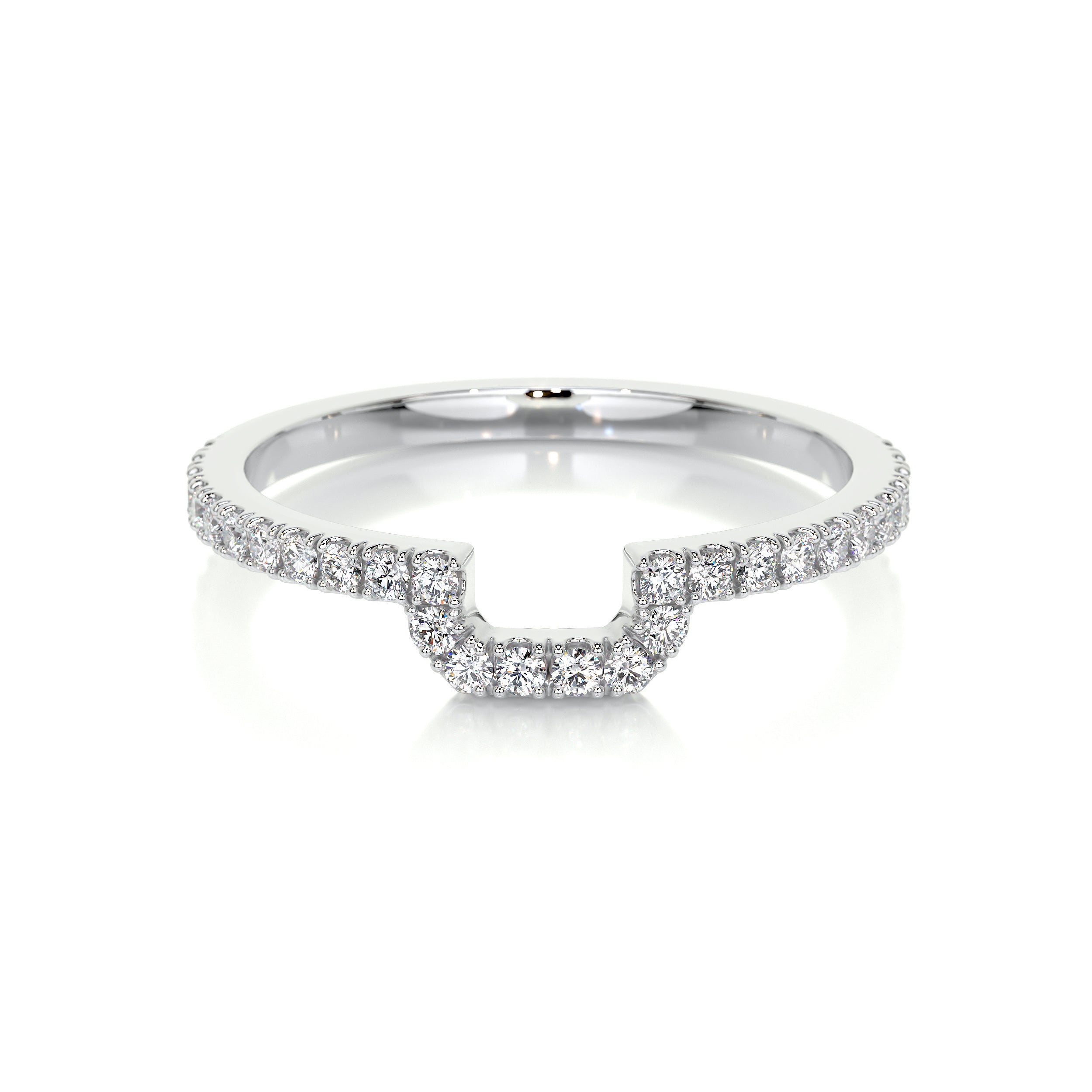 Luna Lab Grown Diamond Wedding Ring (0.30 Carat) -Platinum、mySite、hinf8tx79