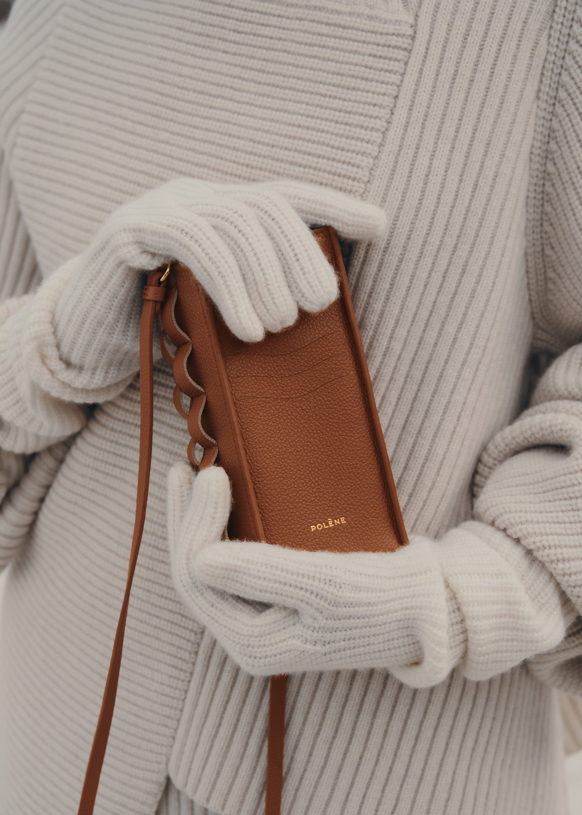 Etui t茅l茅phone Onda - Cognac、mySite、camillekostekn