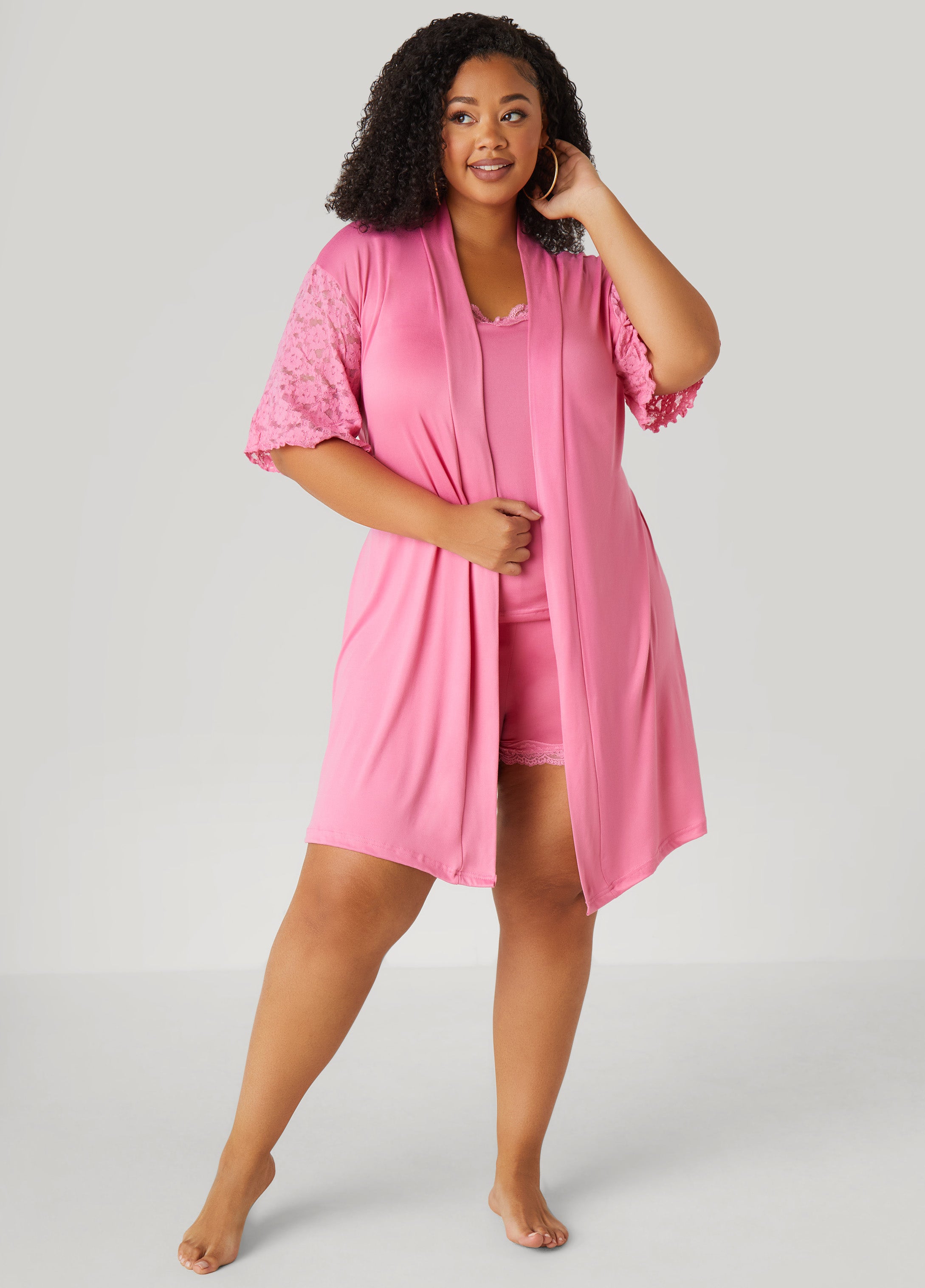 Love To Sleep 3 Pc Lace Paneled Set、mySite、bengalsvssteelers