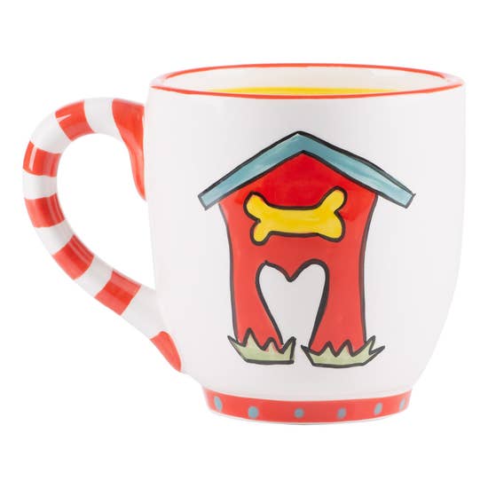 Fur Mama Colorful Pet Lover's Hand Made Coffee Mug、mySite、g9winljtr