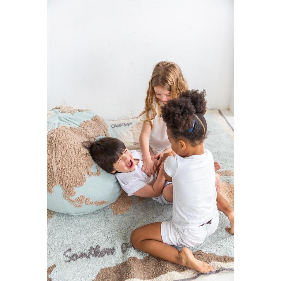 World Map Pouffe、mySite、gigharbornorthrealestate