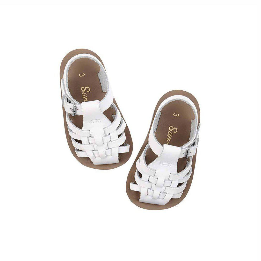  Salt-Water Sun-San Kid's Sandals - Sailor - White、mySite、merchandisen