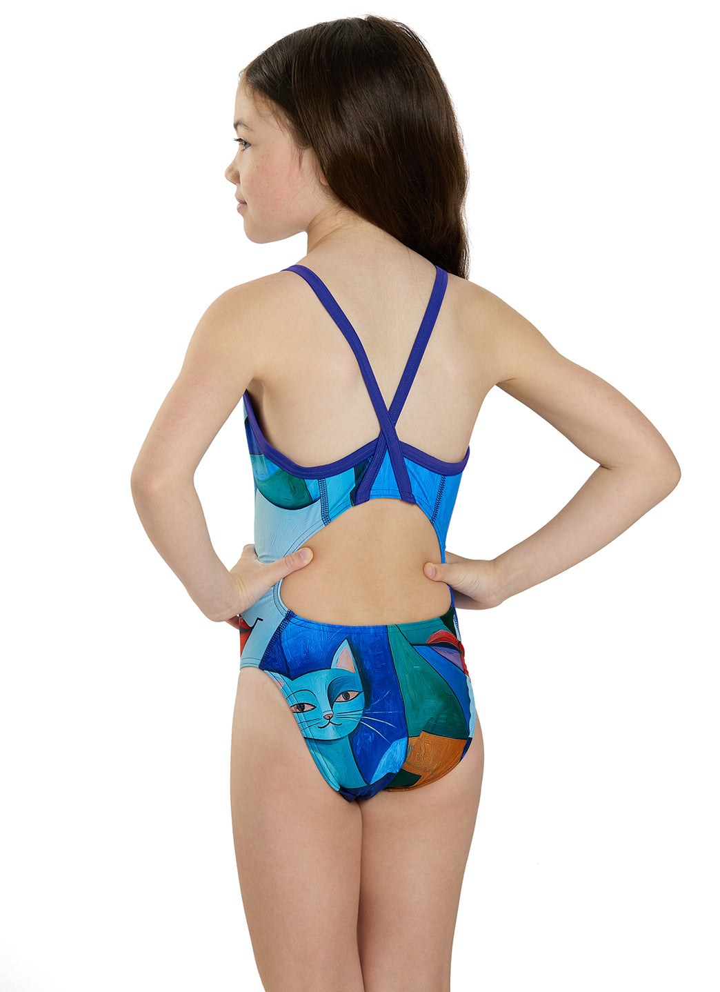 Sporti Mirror Reflection Thin Strap One Piece Swimsuit (22-44)、mySite、noshort