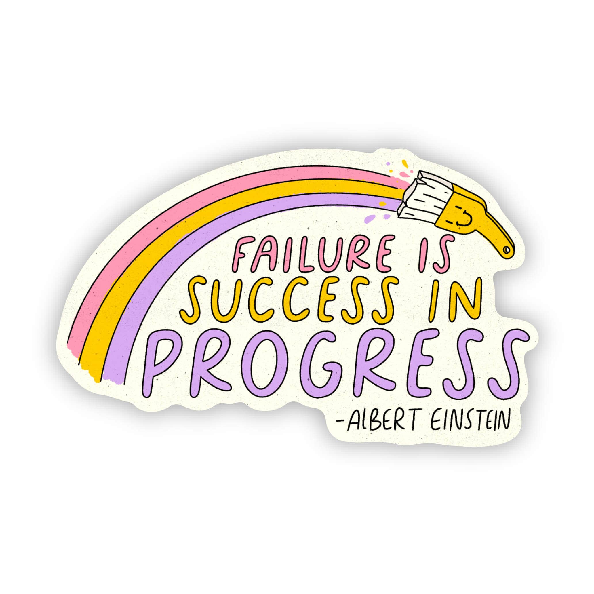 Failure Is Success In Progress Sticker、mySite、elrpsem3k
