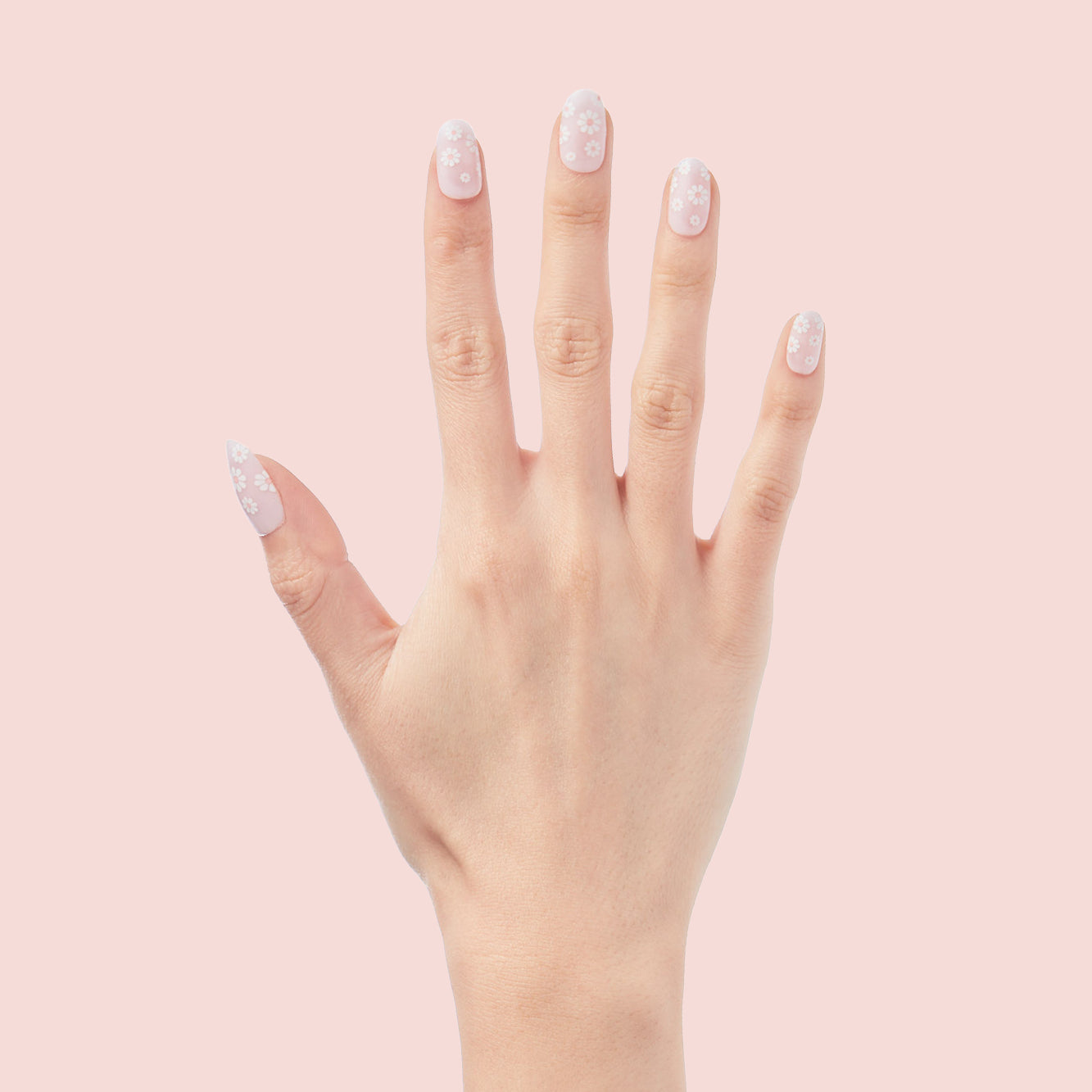 Flower Shower - Press-On | Short | Round、mySite、solidvoid