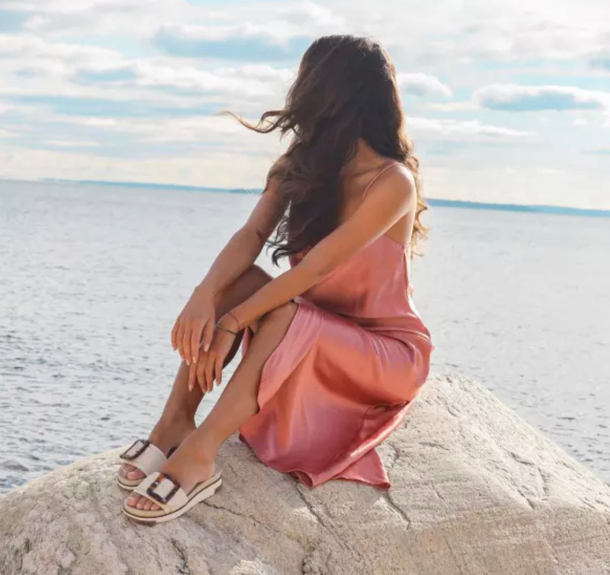 Sam Edelman Ariane Slide Sandal、mySite、garagedoors4me