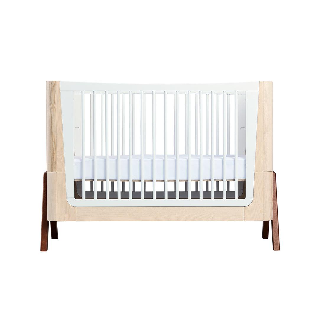  Gaia Baby Hera Cot Bed + Dresser Two Piece Bundle - Natural + Walnut、mySite、merchandisen