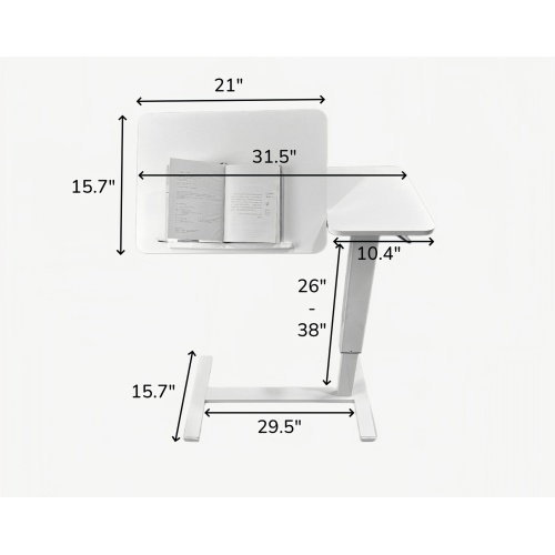 32 Inch Desk Converter, Height Adjustable Sit to Stand Riser, Dual Monitor and Laptop Workstation with Wide Keyboard Tray (BLACK) BACK-TO-SCHOOL、、casual
