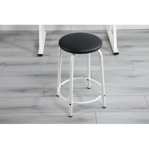 black adjustable tempered glass drafting printing table with chair、、casual