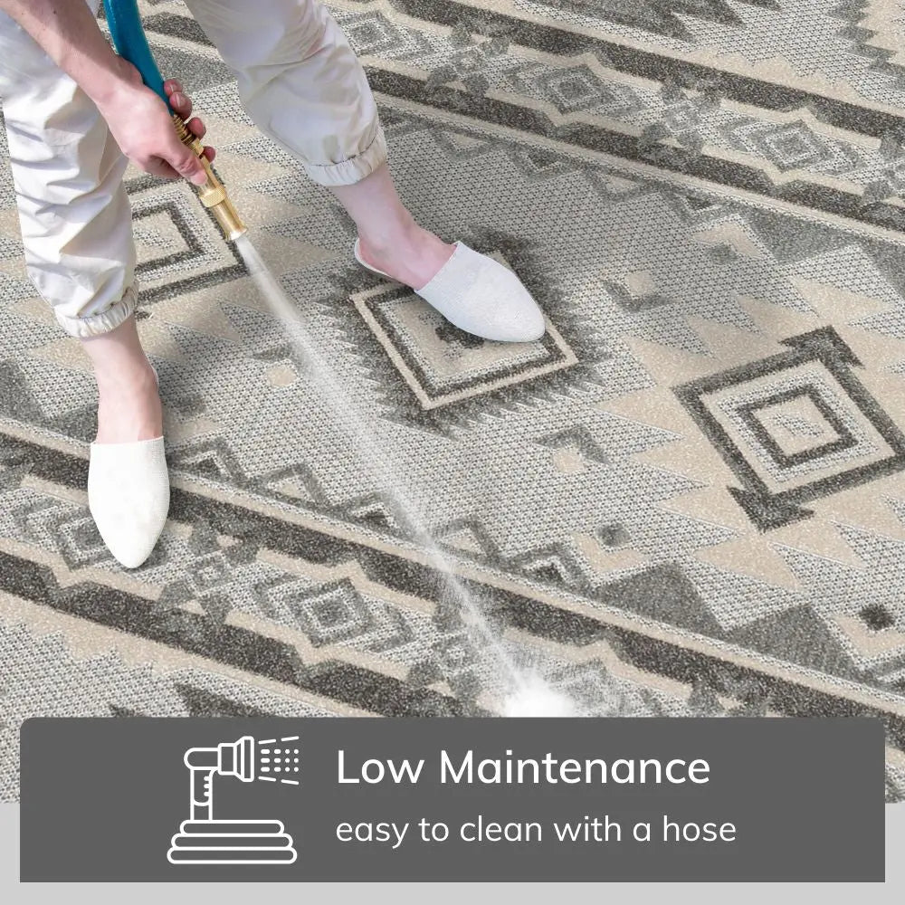 Mamba Grey Modern Indoor Outdoor Rug、mySite、gigharbornorthrealestate