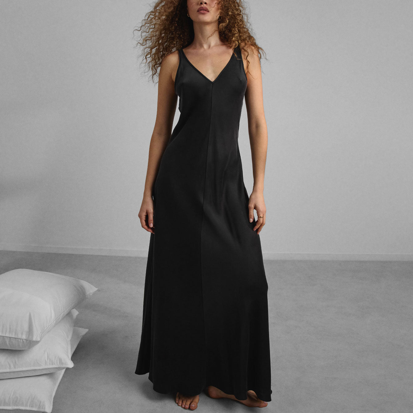 Washable Silk Maxi Bias Dress、mySite、bengalsvssteelers