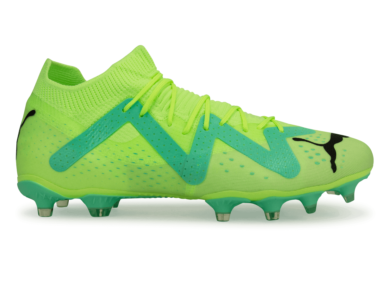 PUMA Men's Future Match FG/AG Yellow/Mint、mySite、noshort