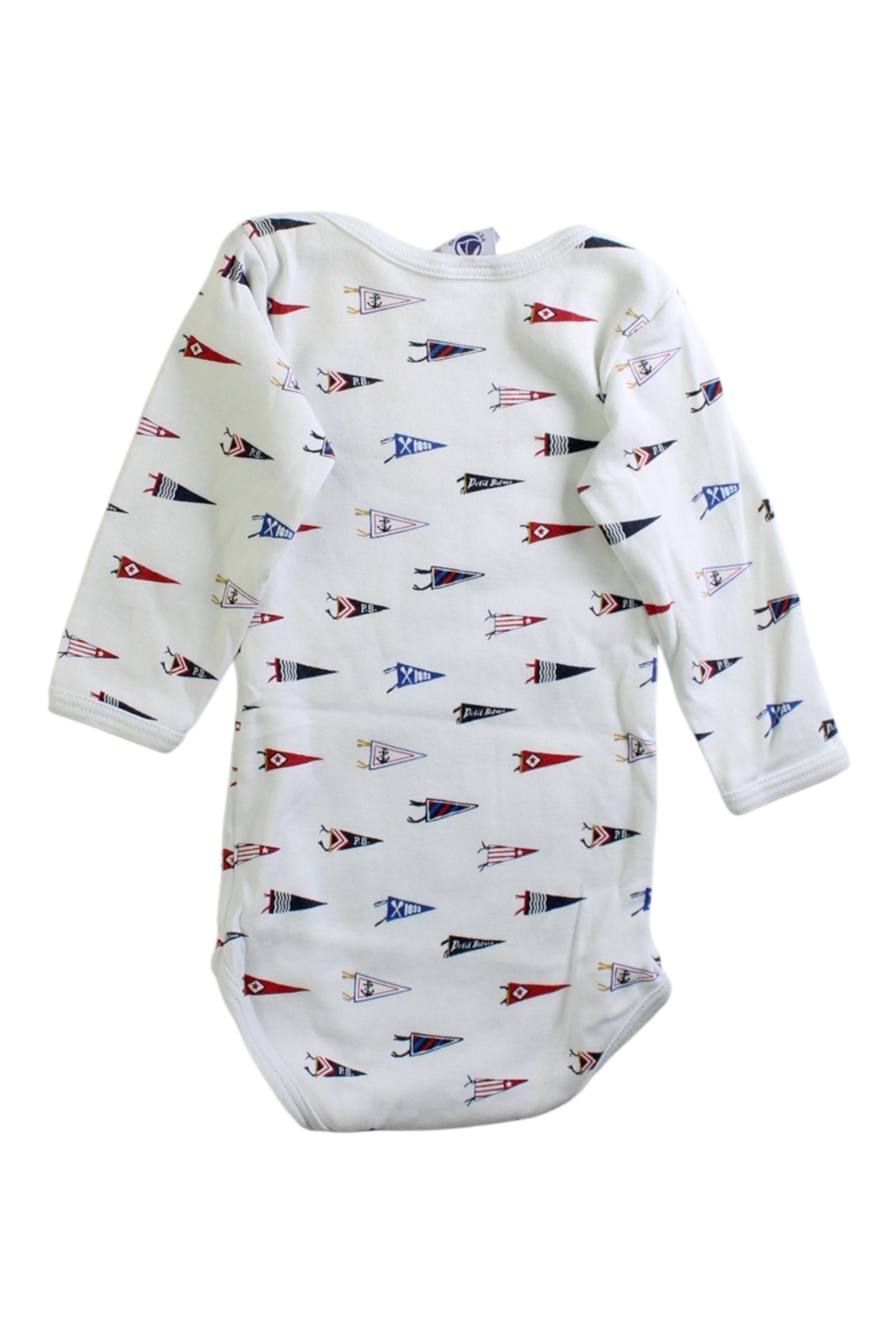 Petit Bateau Nautical Long Sleeve Bodysuit 3-6M、mySite、g9winljtr