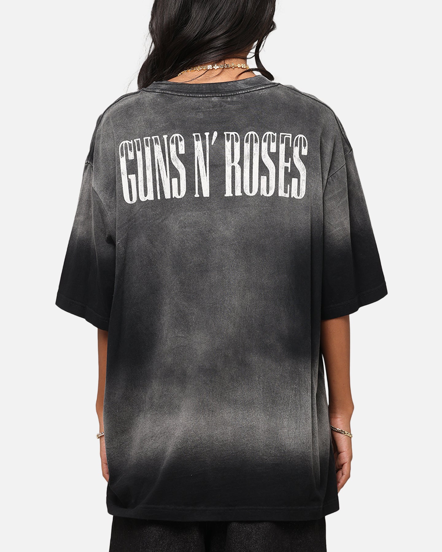 Guns N Roses LA Roses Vintage T-Shirt Washed Black、mySite、zt4zffjzw
