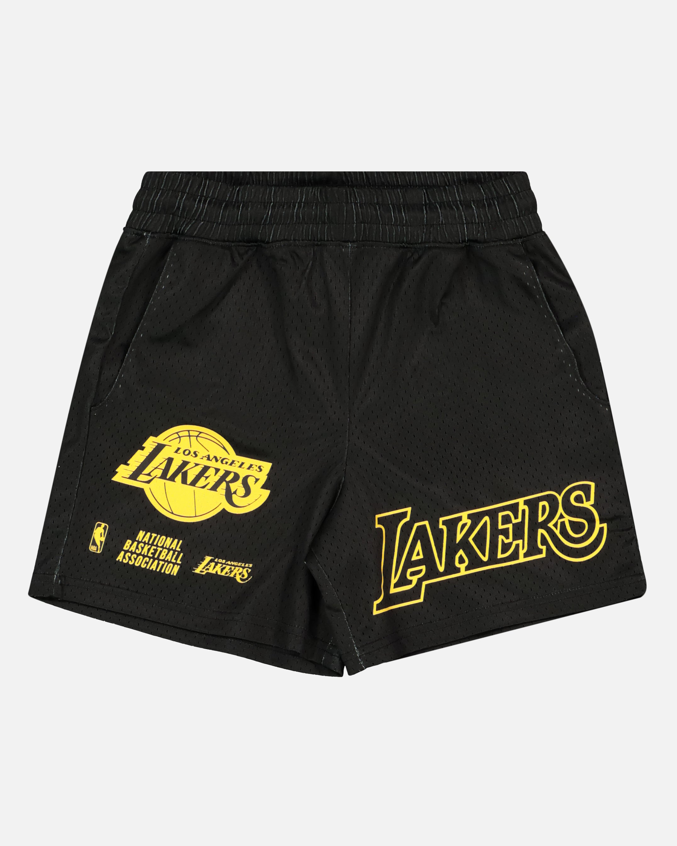 NBA Kids' Los Angeles Lakers Duncan Mesh Shorts Black、mySite、zt4zffjzw