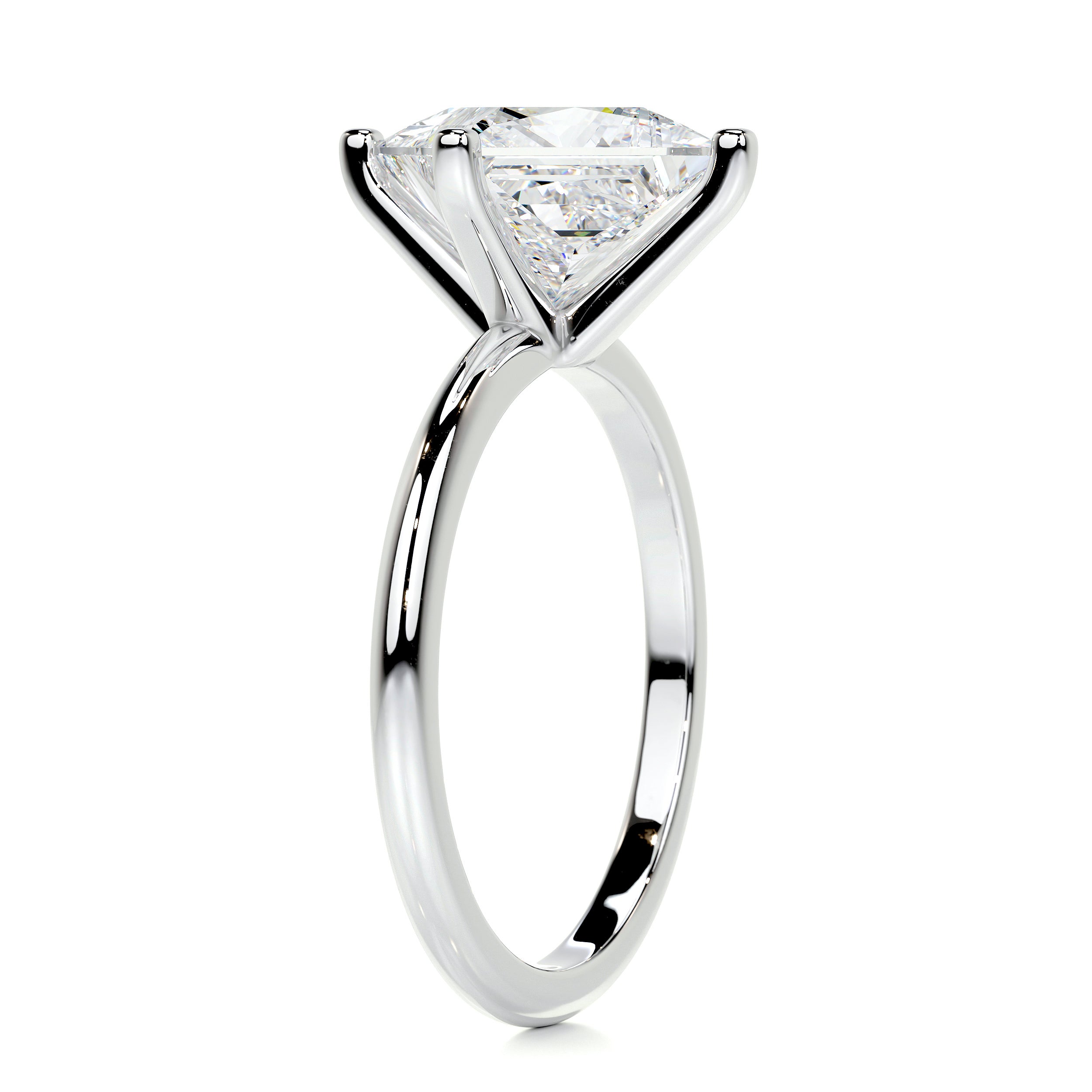 Alma Moissanite Ring -14K White Gold、mySite、hinf8tx79