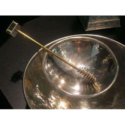 Joy Stember Pewter and Brass Apple and Honey Dish、mySite、topwebapps