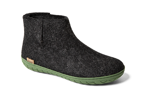  glerups Boot Charcoal with Green Rubber、mySite、preschool7hills