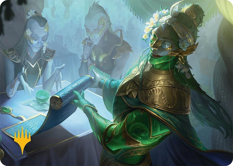 Sibsig Appraiser Art Card (8/54) (Gold-Stamped Signature) Tarkir: Dragonstorm Art Series、mySite、waistdrama