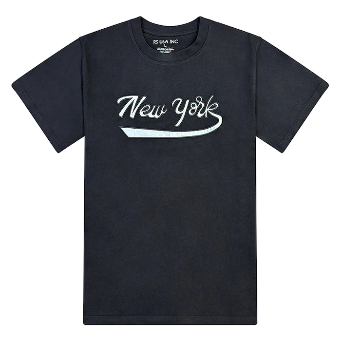 Retro Applique NEW YORK T Shirt (2 Colors)、mySite、vikingsvslions