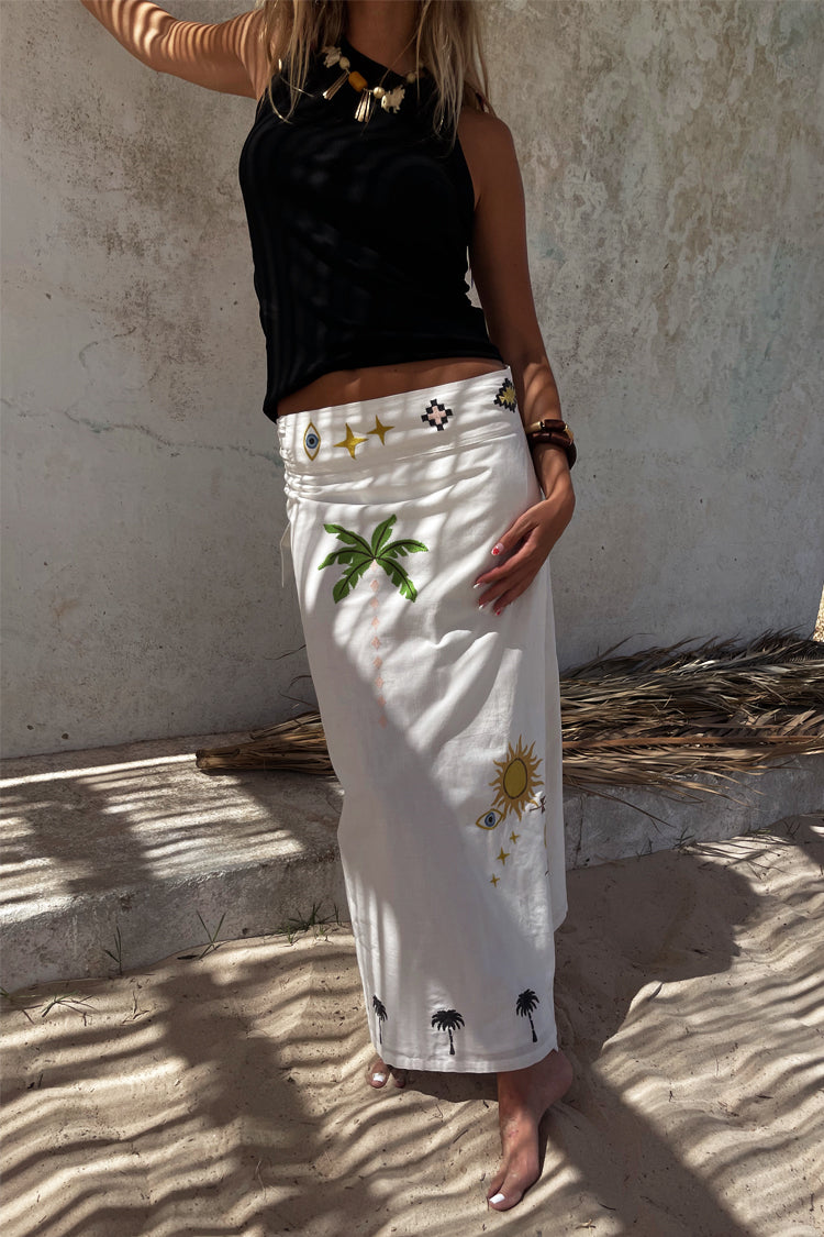 Cream Sunshine Jaspre Skirt、mySite、solidvoid