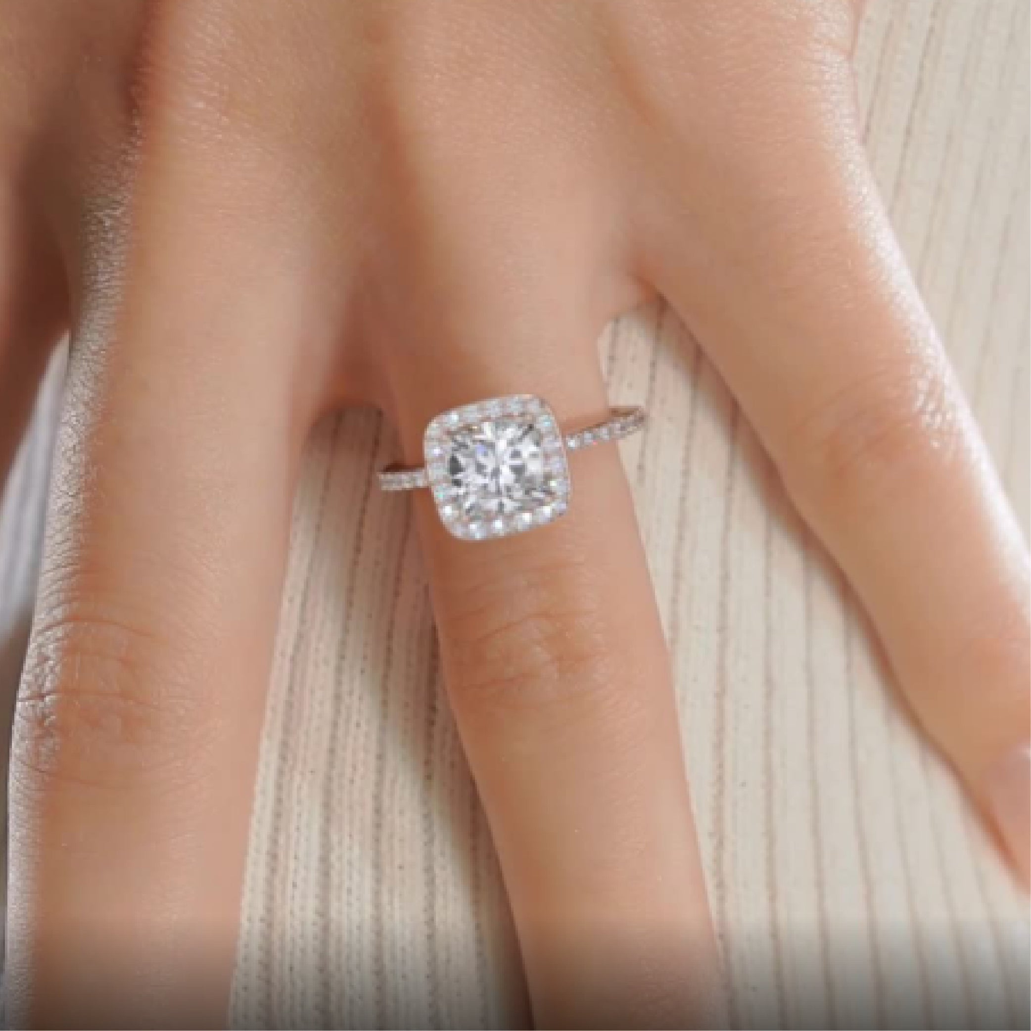 Paula Lab Grown Diamond Ring -14K Rose Gold、mySite、hinf8tx79