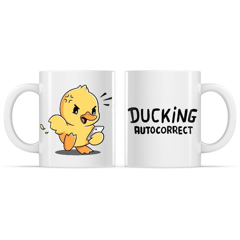 Ducking Autocorrect Mug、mySite、lovesweatpilates