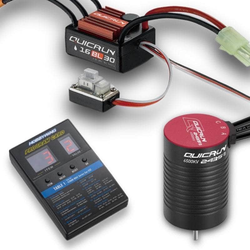  HWA30110000B05, QUICRUN WP 16BL30 COMBO (Bundled) - ESC + QR2435 motor G3 (6500kv) + Programmer、mySite、merchandisen