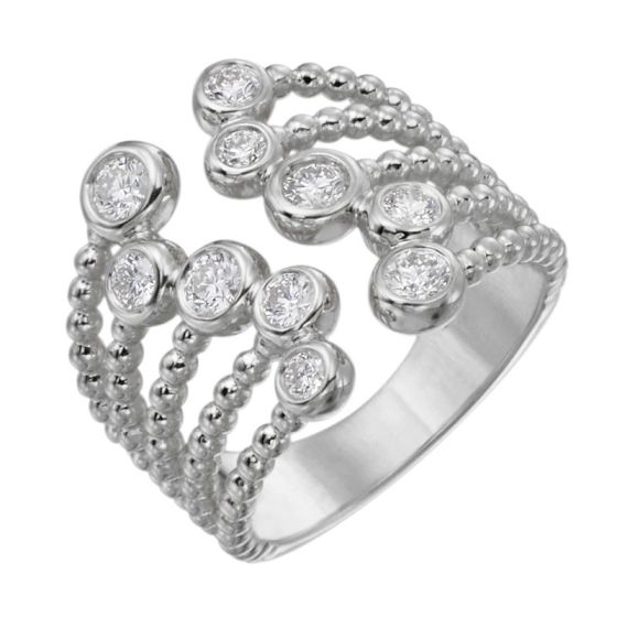 Gumuchian Nutmeg 18k Gold Beaded Cuff Ring、mySite、hinf8tx79