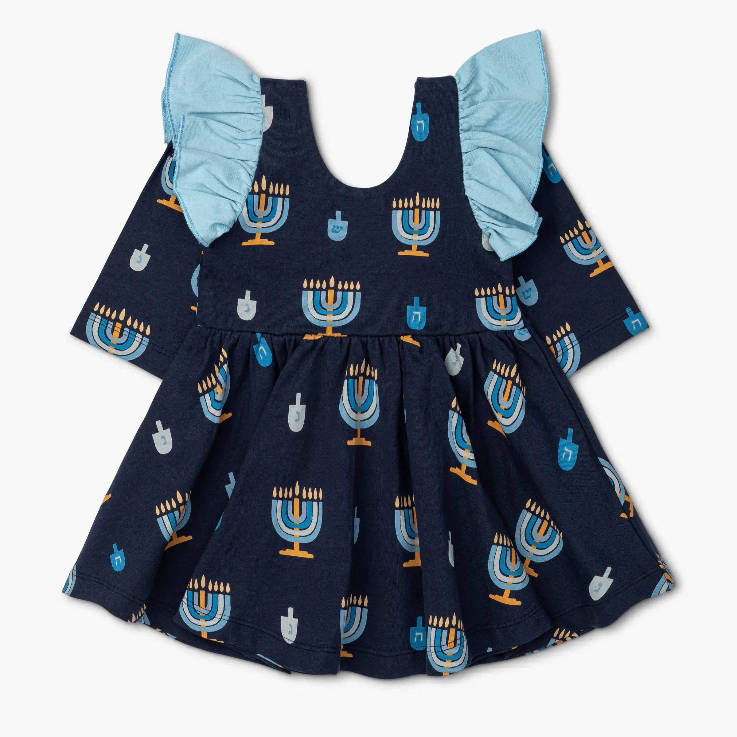 Baby Dreidel Ruffle Dress by Monica + Andy - (Sizes 0 - 24M)、mySite、topwebapps