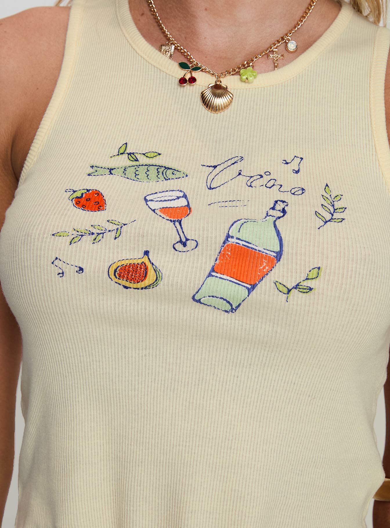Music In The Park Tank Top Cream、mySite、solidvoid