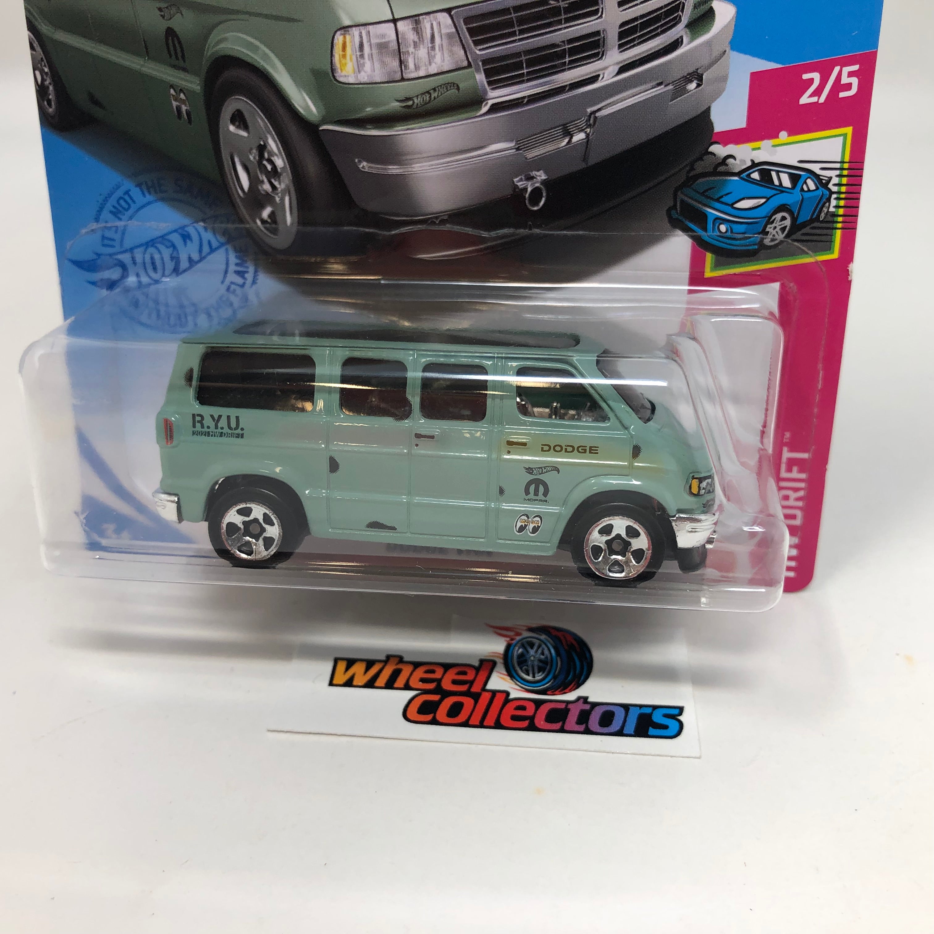 Dodge Van #50 * Green * 2021 Hot Wheels New Model、mySite、hgirdovlk