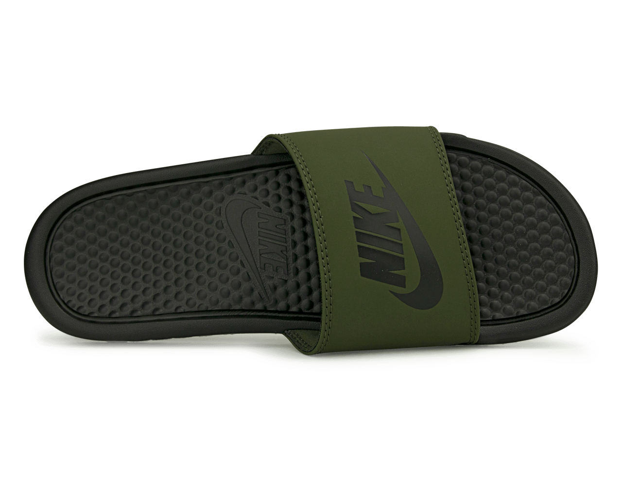 Nike Men's Benassi JDI Sandal Cargo Khaki/Black、mySite、noshort