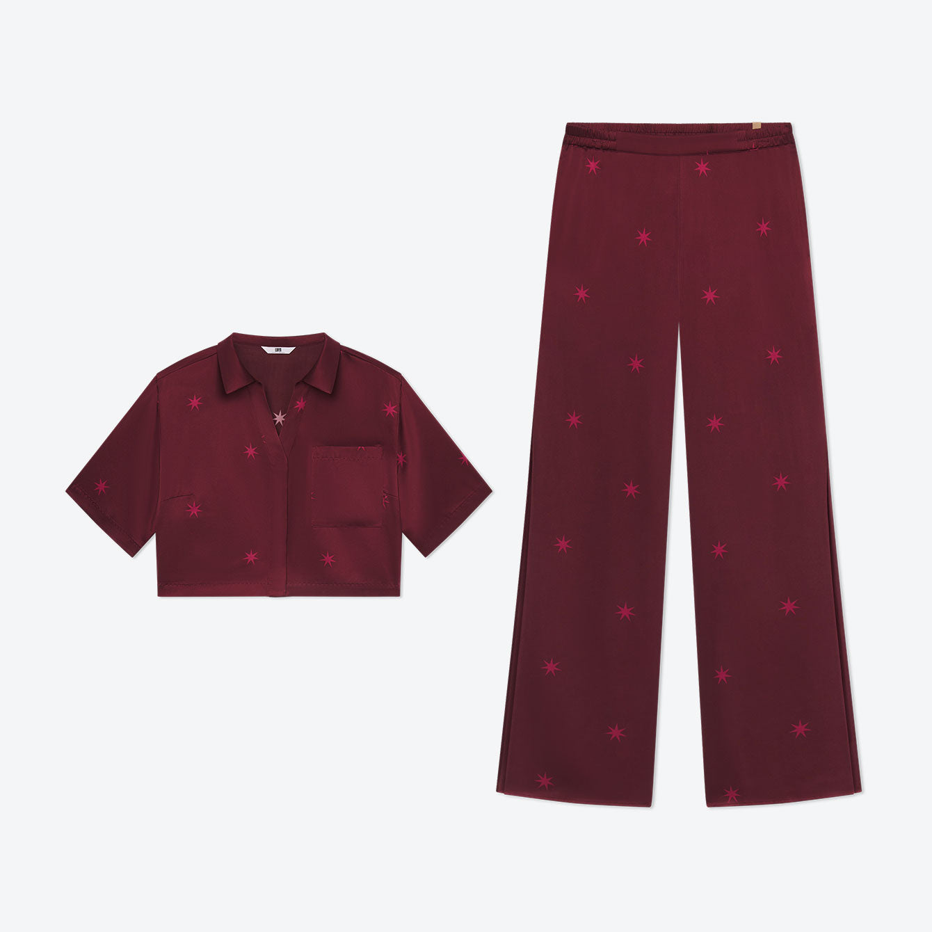 Washable Silk High Rise Pant Set、mySite、bengalsvssteelers