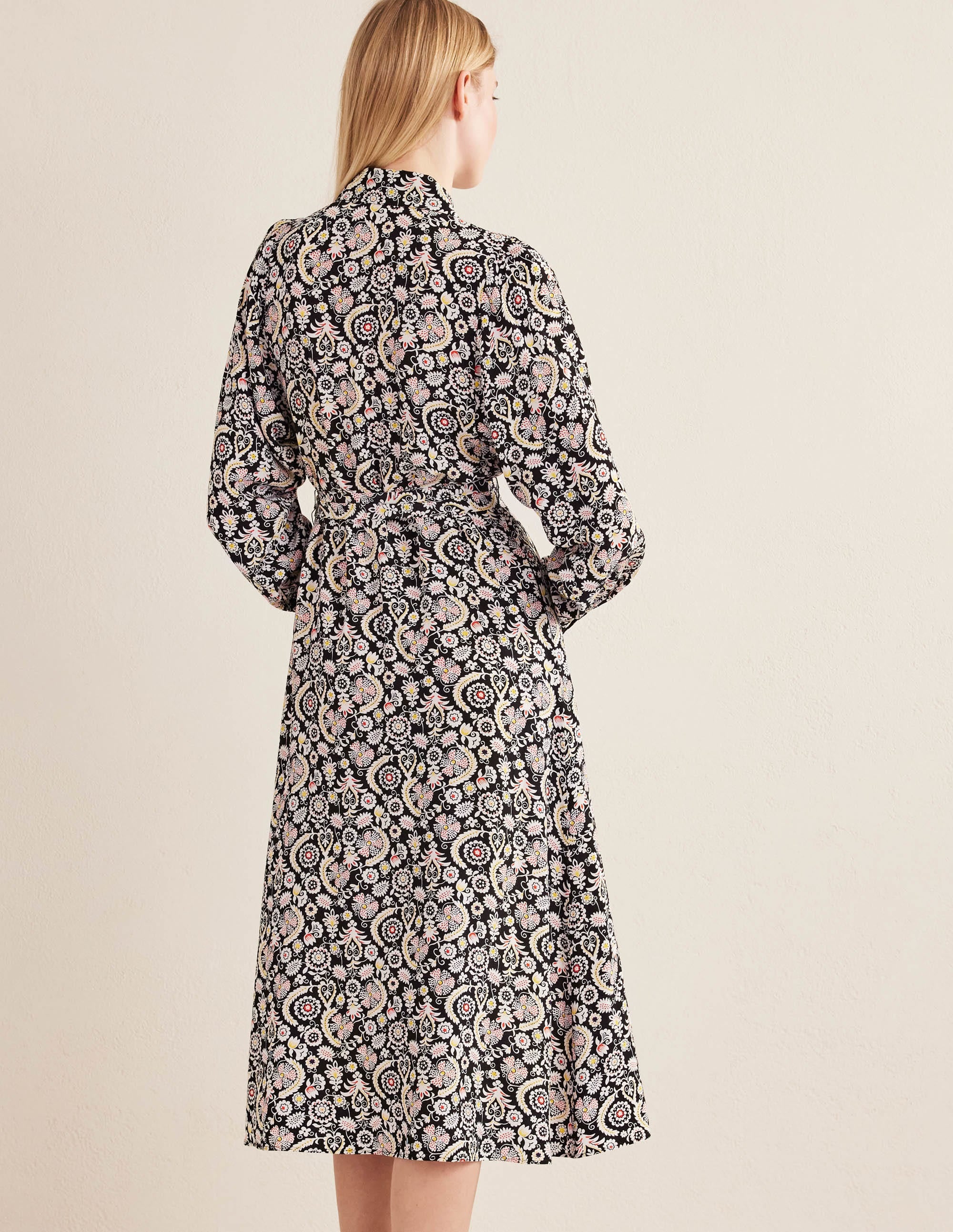  Midi Shirt Dress-Black, Tropic Charm、mySite、ashleygrahame