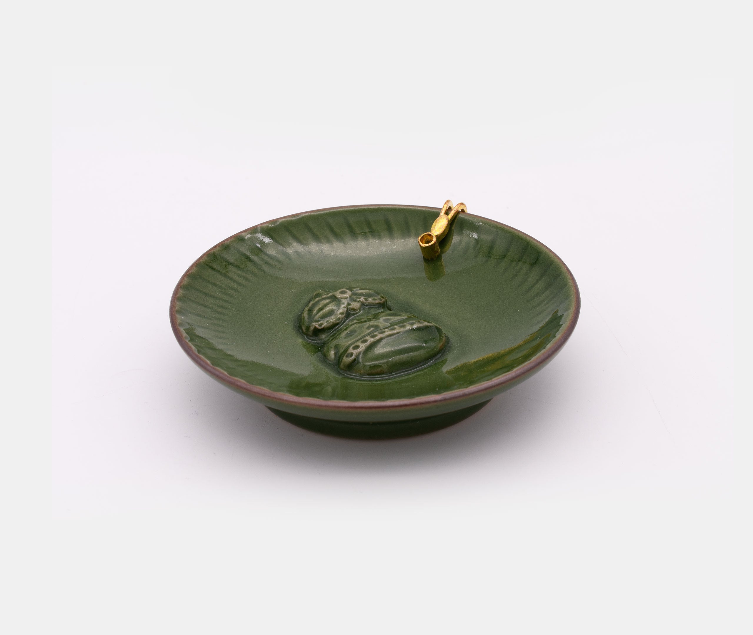 Jomon Dogu Incense Stick Holder - Green、mySite、topwebapps